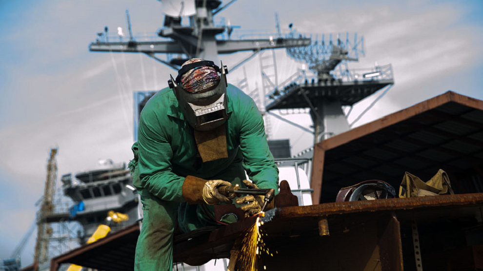 Shipyard worker