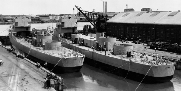 USS Loy and USS Laning