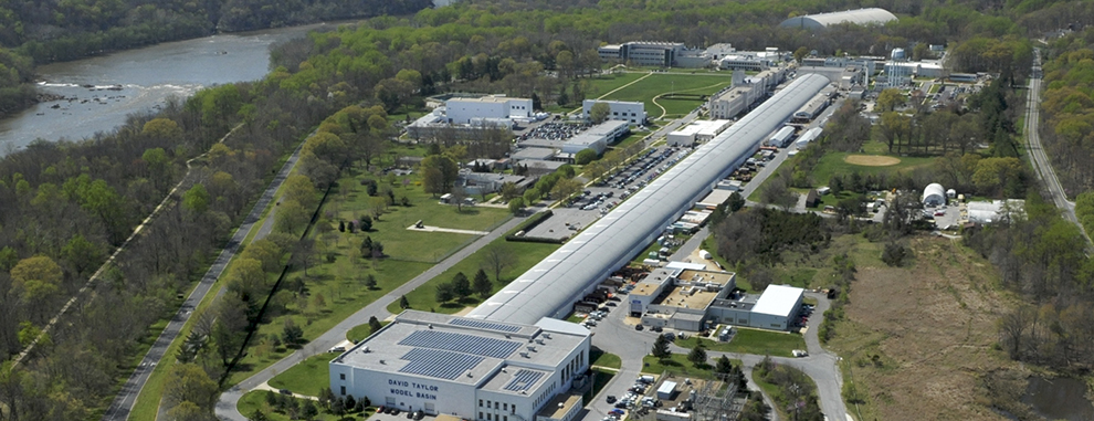 Aerial image of Naval Surface Warfare Center, Carderock Division. 