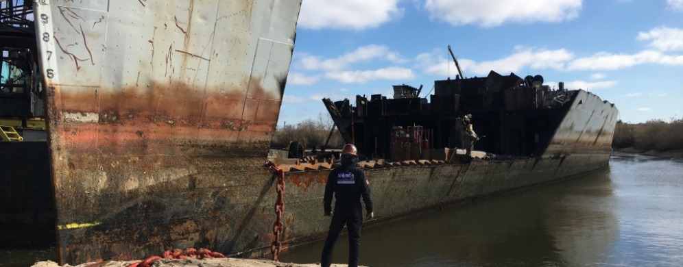 EX-USS SHADWELL Disposal - Wreck in Place