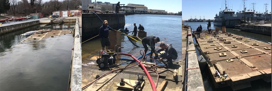 SUPSALV removes barge from USNA