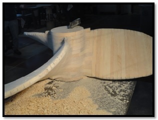 Ship propeller mold