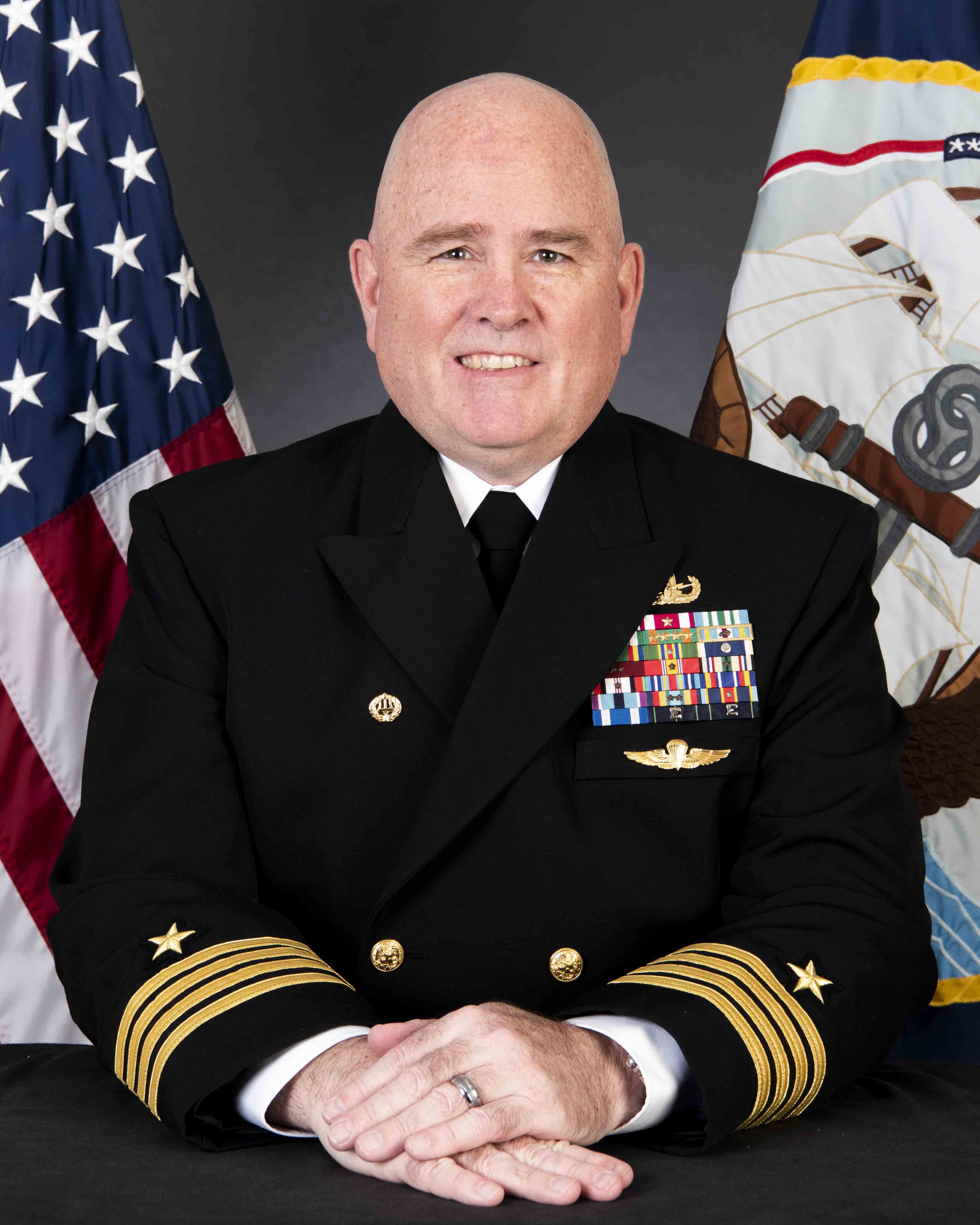 Captain David K. Blauser, Commander, NOSSA