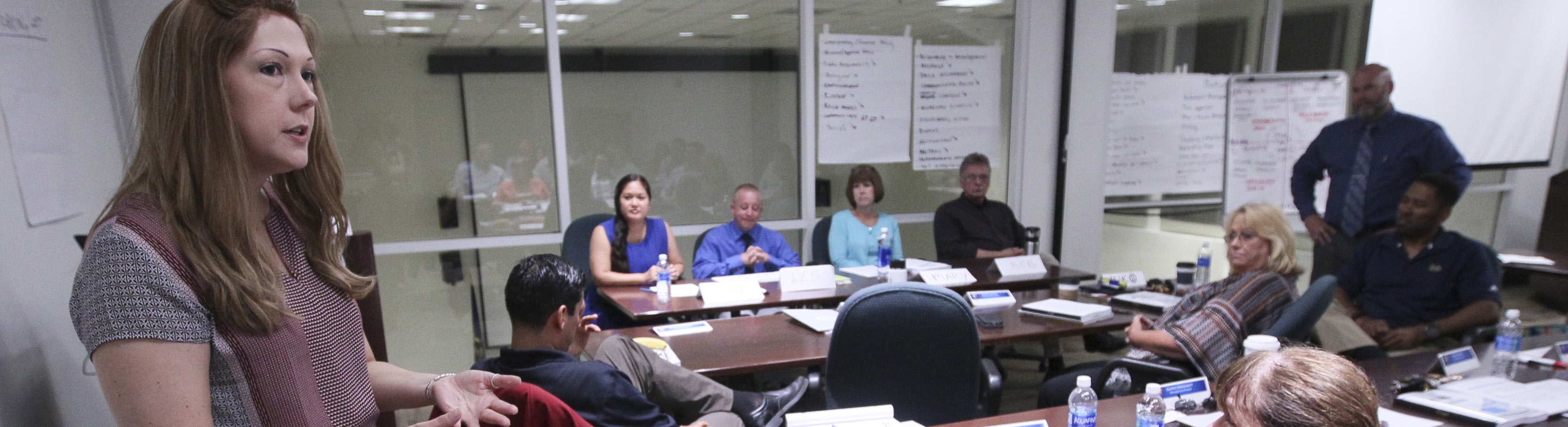 People in a collaborative work meeting People in a collaborative work meeting