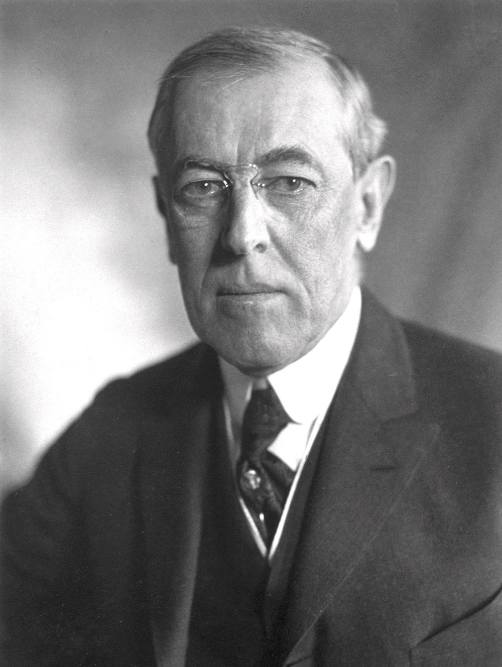 President Woodrow Wilson. <br> Courtesy of NHHC.