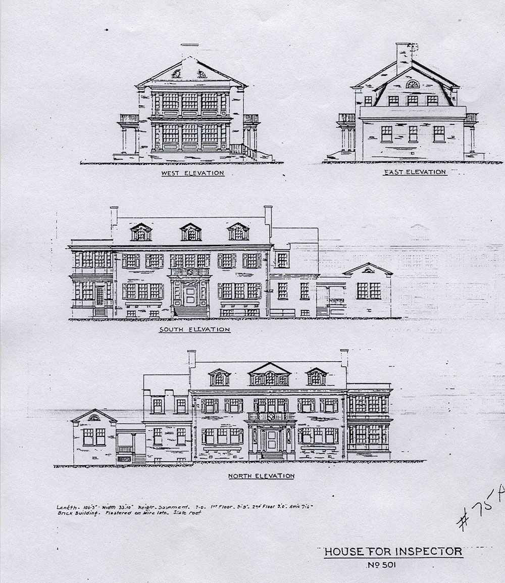 Commander's Quarters Elevations