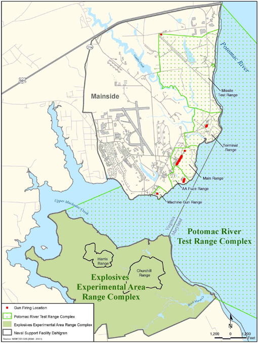 Dahlgren Naval Base Map Dahlgren Naval Base Map