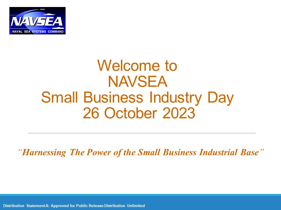 Small Business Industry Day Presentations