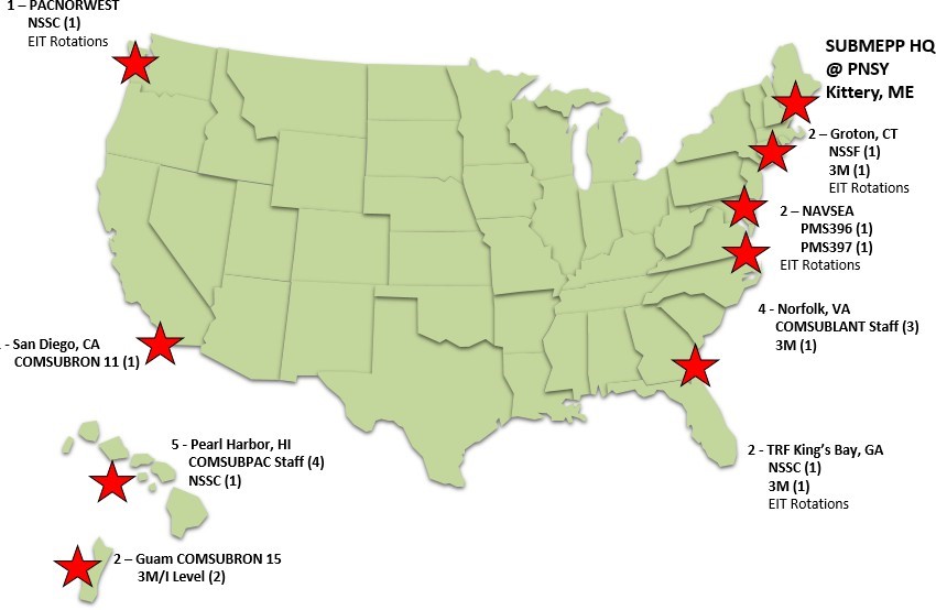 SUBMEPP Location Map