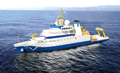 NOAA Vessel OCEANOGRAPHER off the coast of Hawaii NOAA Vessel OCEANOGRAPHER off the coast of Hawaii
