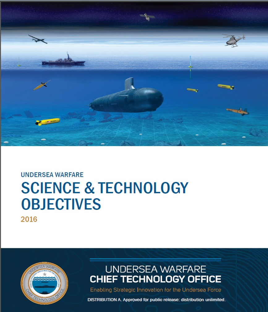 Undersea Warfare Science and Technology Objectives 2016