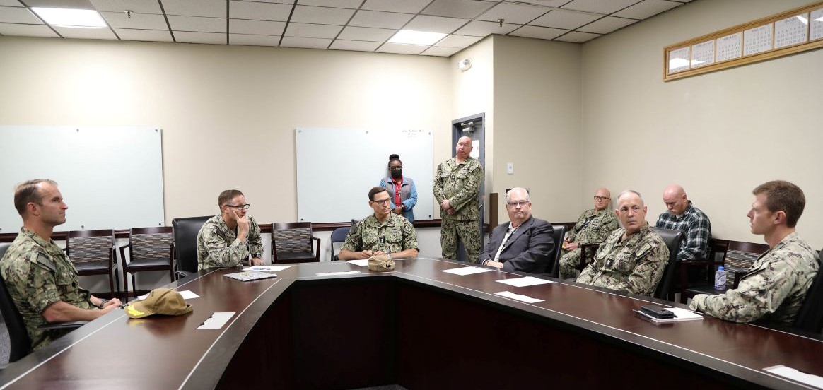 Admiral Gumbledon Visits MARMC